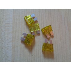 Automotive blade fuse 20amp Yellow 5 x Fuses Caravan Motorhome scFB009